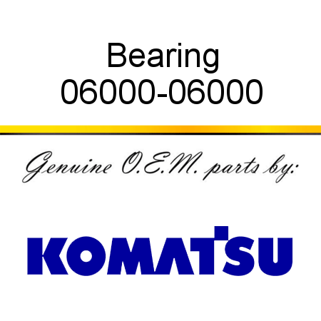 Bearing 06000-06000