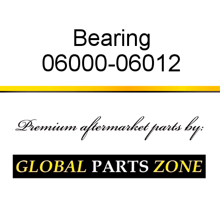 Bearing 06000-06012