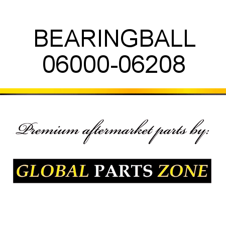 BEARING,BALL 06000-06208