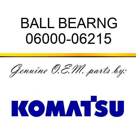 BALL BEARNG 06000-06215