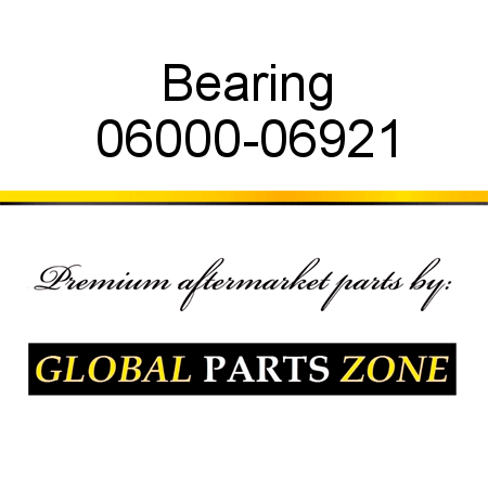 Bearing 06000-06921