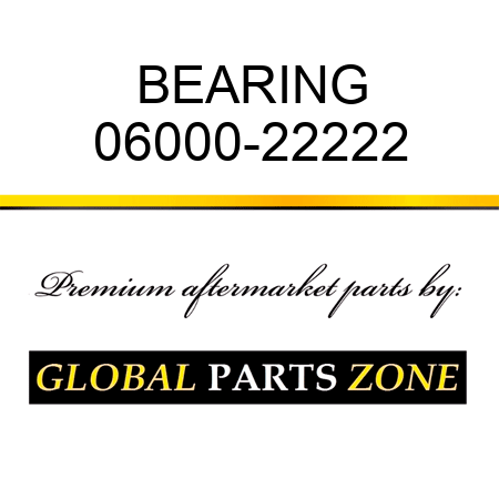 BEARING 06000-22222