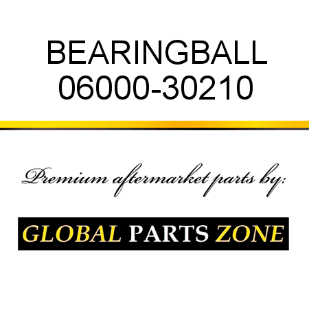 BEARING,BALL 06000-30210