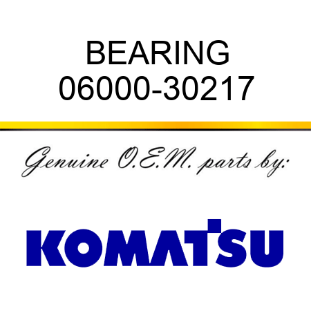 BEARING 06000-30217