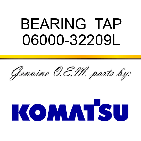 BEARING  TAP 06000-32209L