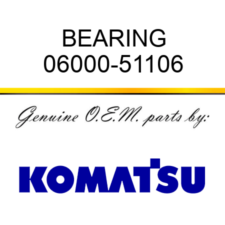 BEARING 06000-51106