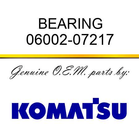 BEARING 06002-07217