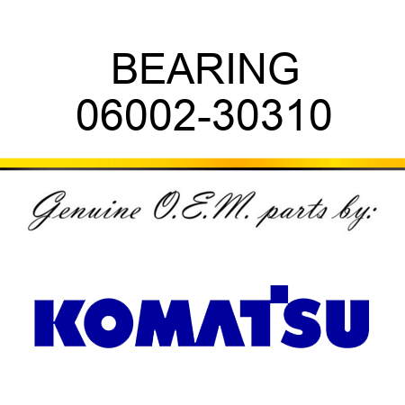 BEARING 06002-30310