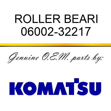 ROLLER BEARI 06002-32217