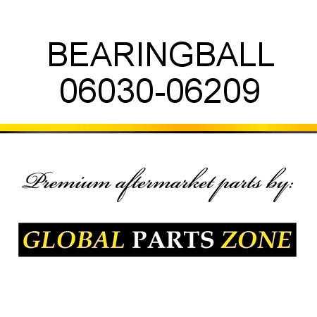 BEARING,BALL 06030-06209