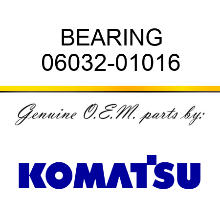 BEARING 06032-01016