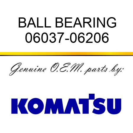BALL BEARING 06037-06206