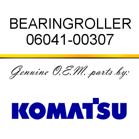 BEARING,ROLLER 06041-00307