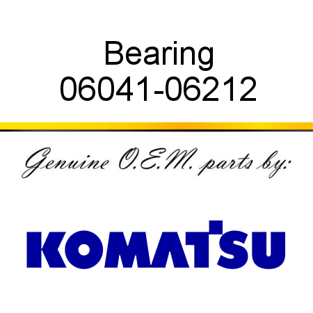 Bearing 06041-06212