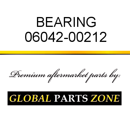 BEARING 06042-00212