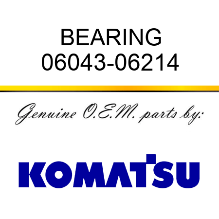 BEARING 06043-06214