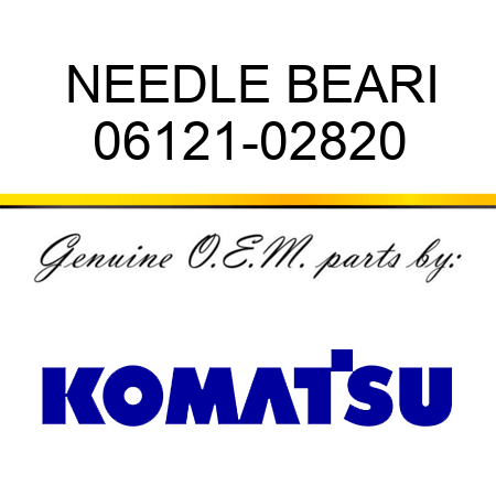 NEEDLE BEARI 06121-02820