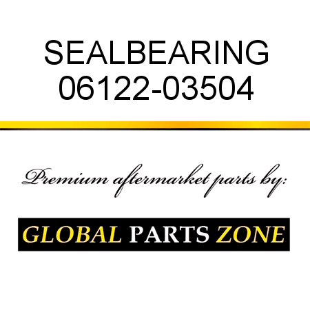 SEAL,BEARING 06122-03504