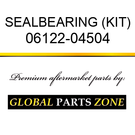SEAL,BEARING (KIT) 06122-04504