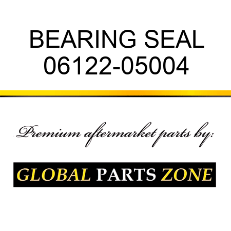 BEARING SEAL 06122-05004