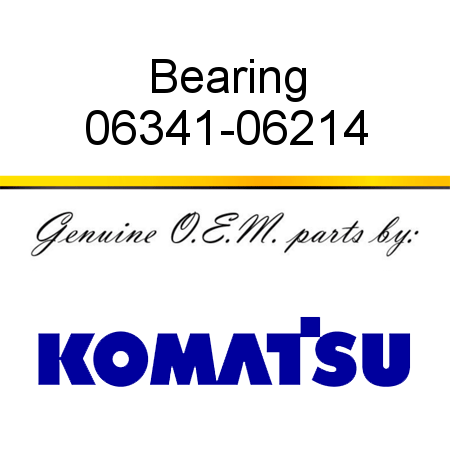 Bearing 06341-06214