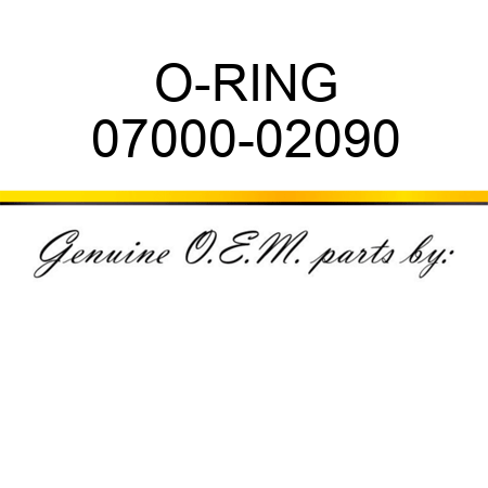 O-RING 07000-02090
