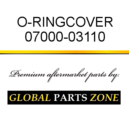 O-RING,COVER 07000-03110