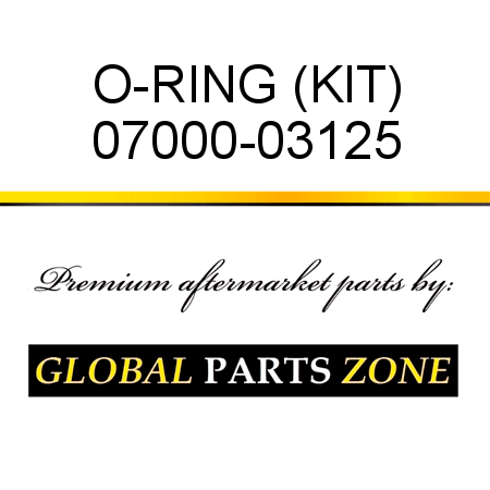 O-RING (KIT) 07000-03125