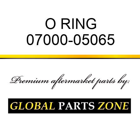 O RING 07000-05065