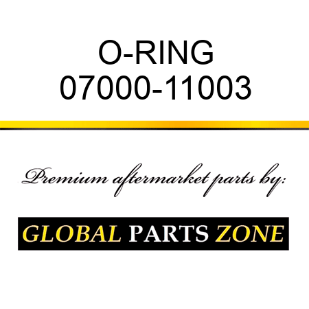 O-RING 07000-11003
