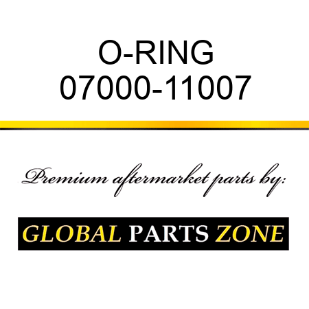 O-RING 07000-11007