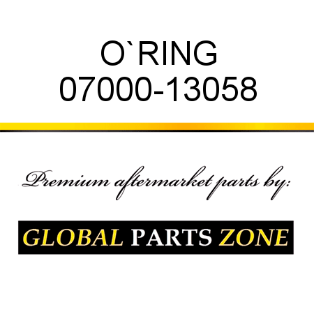 O`RING 07000-13058