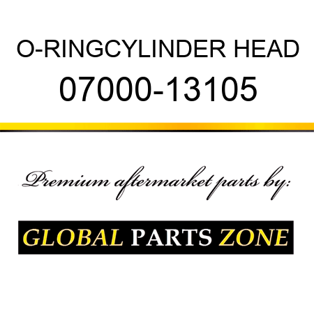 O-RING,CYLINDER HEAD 07000-13105