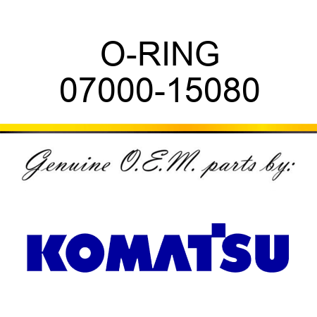 O-RING 07000-15080