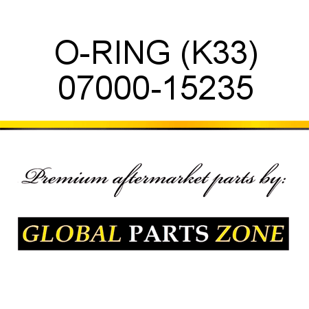 O-RING (K33) 07000-15235
