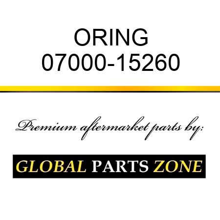 ORING 07000-15260