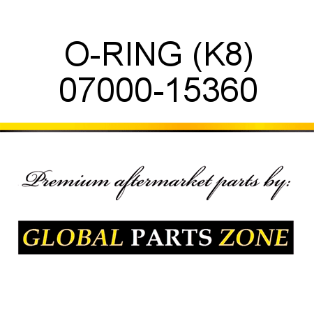 O-RING (K8) 07000-15360