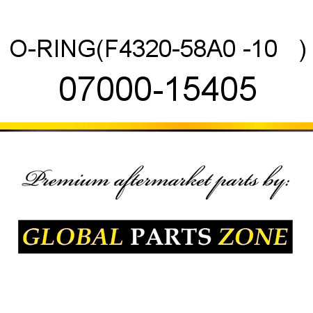O-RING,(F4320-58A0 -10   ) 07000-15405