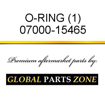 O-RING (1) 07000-15465