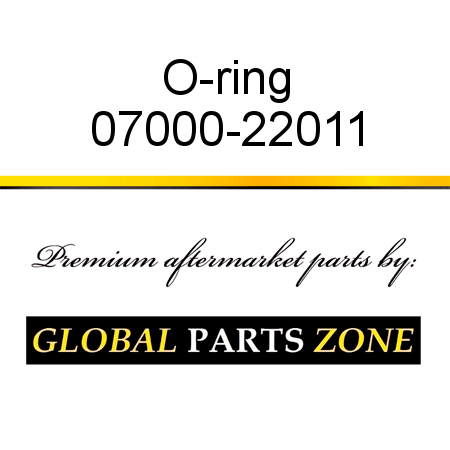 O-ring 07000-22011