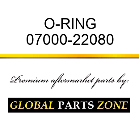 O-RING 07000-22080