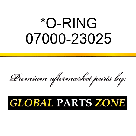 *O-RING 07000-23025