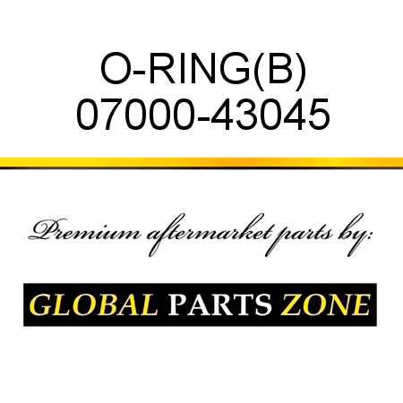 O-RING,(B) 07000-43045