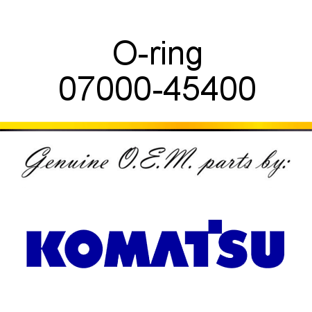 O-ring 07000-45400