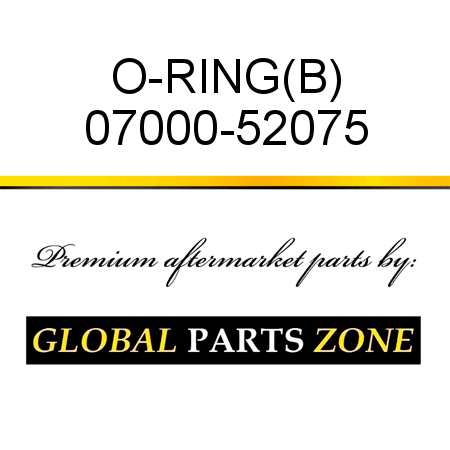 O-RING,(B) 07000-52075