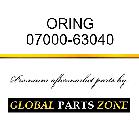 ORING 07000-63040