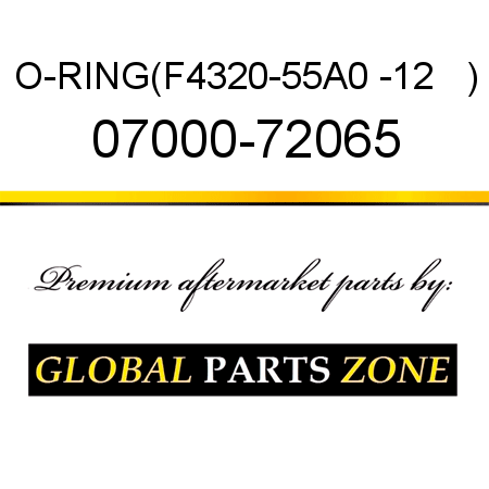 O-RING,(F4320-55A0 -12   ) 07000-72065