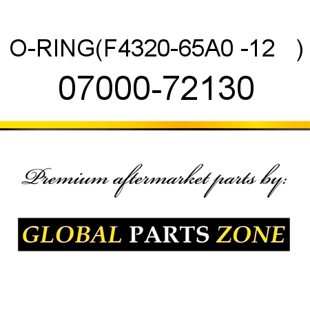 O-RING,(F4320-65A0 -12   ) 07000-72130