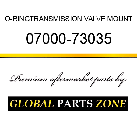 O-RING,TRANSMISSION VALVE MOUNT 07000-73035