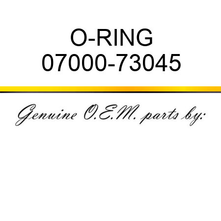 O-RING 07000-73045